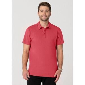 Swet Tailor All-In Polo Shirt Crimson Red Size Large NWT